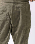 【bajra】 UNISEX FRONT FLAP STRETCH PANTS 148QP02_KHAKI