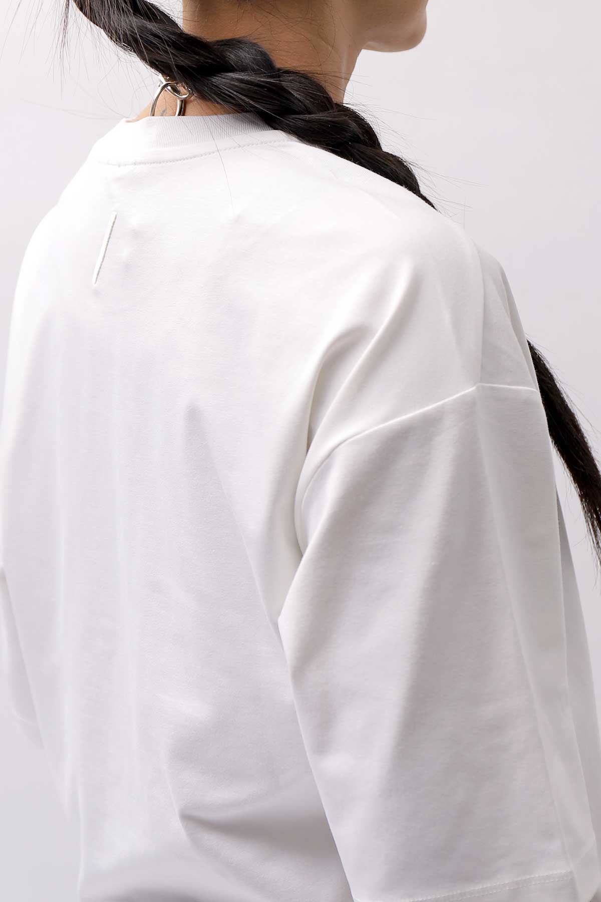 【thom/krom】 UNISEX COTTON MODAL RELAX FIT TEE MTS869_OFF WHITE