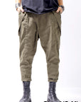 【bajra】 UNISEX FRONT FLAP STRETCH PANTS 148QP02_KHAKI