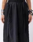 【studio b3】 ASYMMETRY LAYERED SKIRT MLB950_BLACK