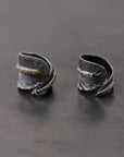 【Rusty Thought】 SILVER FEATHER RING_RT02