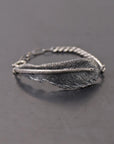 【Rusty Thought】 SILVER FEATHER CHAIN BRACELET_RT06