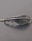 【Rusty Thought】 SILVER FEATHER CHAIN BRACELET_RT06