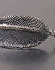 【Rusty Thought】 SILVER FEATHER CHAIN BRACELET_RT06