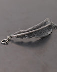【Rusty Thought】 SILVER FEATHER CHAIN BRACELET_RT06