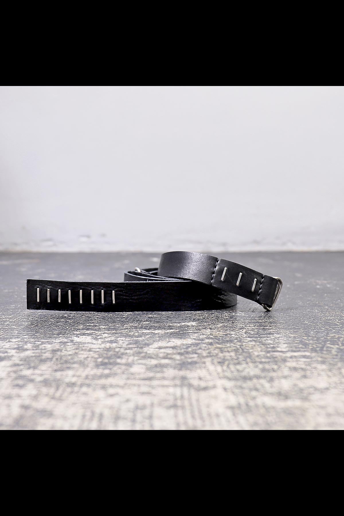 【DANIELE BASTA】 UNISEX HORSE LEATHER RING BELT