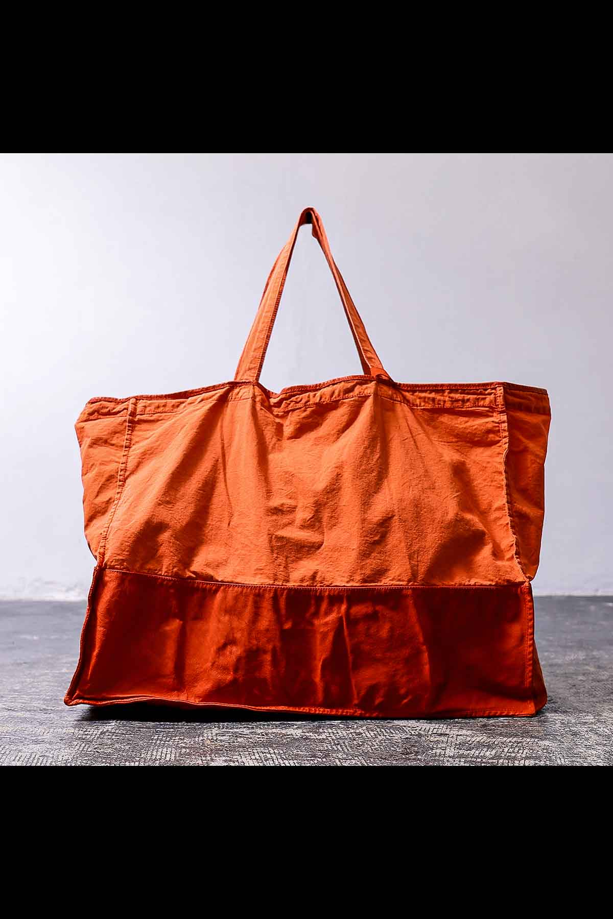 【CHRISTIAN PEAU】 COTTON LEATHER TOTE BAG_MARIGOLD