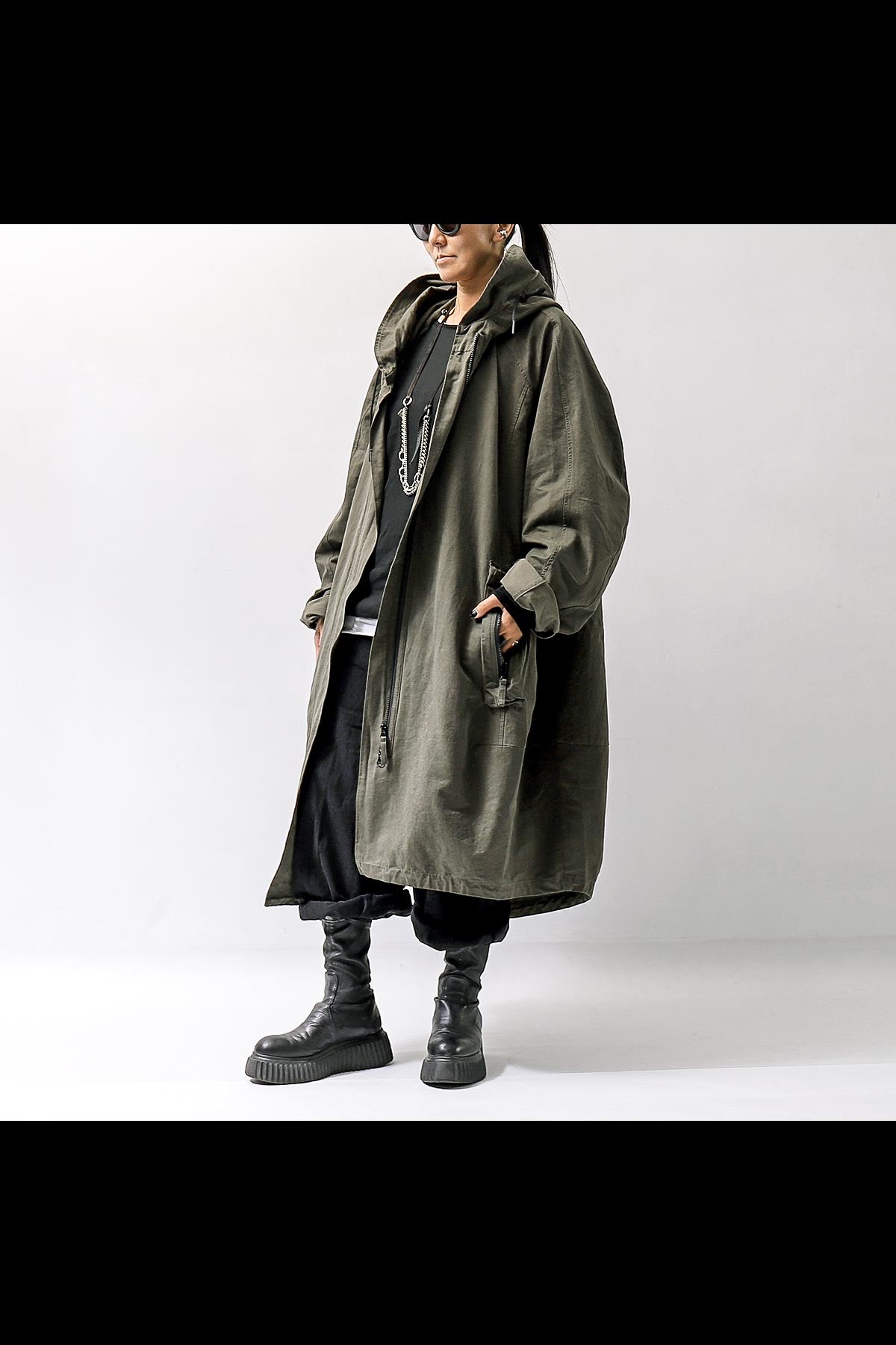 【RUNDHOLZ】 UNISEX OVERSIZED MODS COAT 323 1212_JUNGLE
