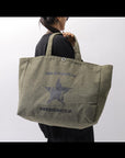 【End of SUMMER GIFT】 QUADRATO MEGA BAG_WASH KHAKI