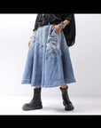 【RUNDHOLZ】 BIG POCKETS DENIM SKIRT _INDIGO STONEWASH