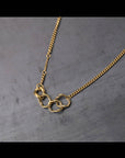 【GOTI】 TWIST RING TOP NECKLACE CN2135_GOLD