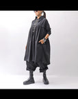 【RUNDHOLZ】 COTTON TUNIC DRESS_BLACK