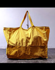 【CHRISTIAN PEAU】 COTTON LEATHER TOTE BAG_YELLOW