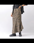 【RUNDHOLZ】 LEOPARDO STRETCH MERMAID SKIRT_LEOPARD CLOUD
