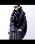 【RUNDHOLZ】 UNISEX FAUX FUR MULTIWAY SNOOD_BLACK