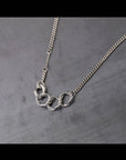 【GOTI】 TWIST RING TOP NECKLACE CN2135_SILVER