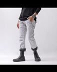 【thom/krom】 UNISEX LOW CROTCH STRETCH DENIM PANTS MT102_BLEACH GREY(LIGHT GREY)