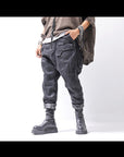 【RUNDHOLZ】 DENIM GLOSS SARRUEL PANTS 103_BLACK GLOSS