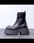 【VIC MATIE】 PLATFORM LACE-UP BOOTS 7700D