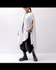 【Primordial is Primitive】 ASYMMETRY OVERSIZED COTTON LONG TOP 100RO_WHITE