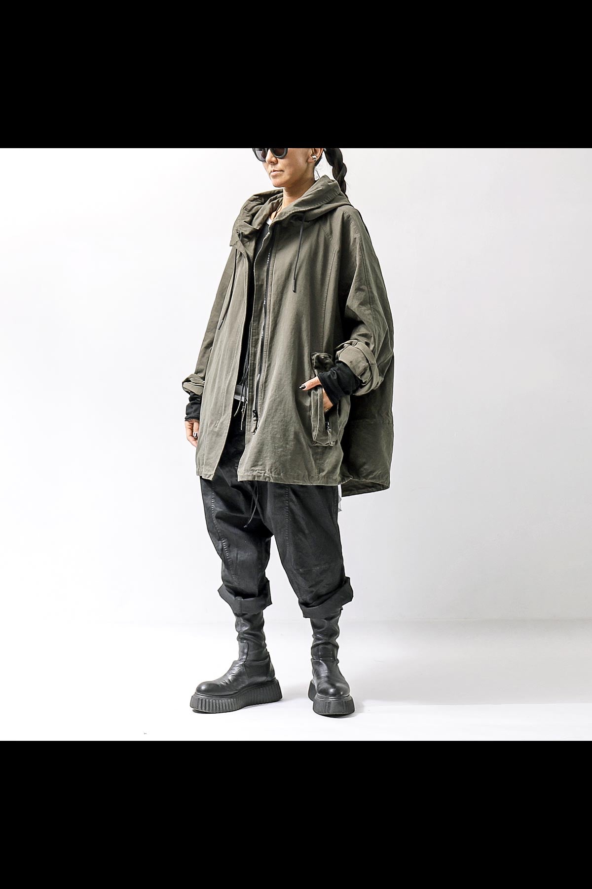 【RUNDHOLZ】 UNISEX OVERSIZED BALLOON BLOUSON 323 1111_JUNGLE