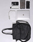 【DANIELE BASTA】 UNISEX 2WAY PATCHWORK SHOULDER BAG_BLACK