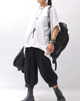 【studio b3】 UNISEX EMBOSSED MOROCCAN PANTS RBB1945_BLACK