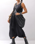 【studio b3】 MULTI-WAY PANTS&SKIRT DRESS NB2088_BLACK