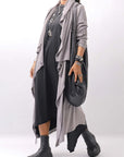 【Primordial is Primitive】 SLEEVELESS LONG DRESS 533RO_BLACK