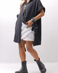 【Primordial is Primitive】 COVERED SHORT PANTS 203AL_WHITE