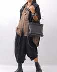 【DANIELE BASTA】 2WAY MINI TOTE HAND BAG DBM014_BLACK