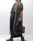 【thom/krom】 STRETCH VISCOSE SLIM FIT SKIRT WSK98_BLACK