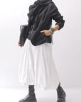 【RUNDHOLZ】 UNISEX BACK FLAP BALOON SARROUEL PANTS _SEAFOAM FOG