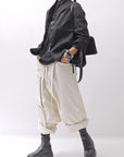 【RUNDHOLZ】 UNISEX STRETCH COTTON SHORT JACKET_BLACK