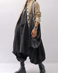 【RUNDHOLZ】MULTIWAY COTTON DRESS _BLACK GLOSS