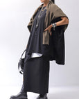 【thom/krom】 RIB COTTON SLIM FIT SKIRT WSK95_BLACK