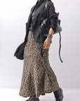 【RUNDHOLZ】 LEOPARDO STRETCH MERMAID SKIRT_LEOPARD CLOUD
