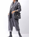 【DANIELE BASTA】2WAY SHOULDER FLAP ON BAG DBM004_BLACK
