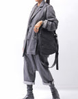 【DANIELE BASTA】 UNISEX 2WAY PATCHWORK SHOULDER BAG_BLACK