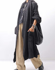 【RUNDHOLZ】 VINTAGE-DYED STRIPED WIDE PANTS_CLAY CLOUD STRIPE