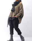 【studio b3】 UNISEX CRINKLED SOFT COTTON PANTS RBB1972_BLACK