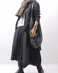 【PLÜ】 SHAPE MEMORY SKIRT PL09_BLACK
