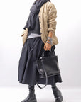【PLÜ】 SHAPE MEMORY SKIRT PL09_BLACK