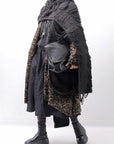 【RUNDHOLZ】 OVERSIZED ECO-FUR SHORT HAIR LEOPARD COAT_LEO JACQUARD