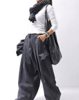 【RUNDHOLZ】 DENIM GLOSS BAGGY PANTS 103_BLACK GLOSS