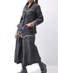 【RUNDHOLZ】 DENIM GLOSS JACKET 103_BLACK GLOSS