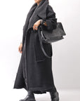 【DANIELE BASTA】 FLAP COVERED 2WAY SHOULDER BAG DBM007_BLACK