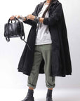 【NOSTRASANTISSIMA】UNISEX STRETCH COTTON LOW CROTCH DENIM PANTS P102_MATCHA LATTE