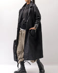 【Andrea Ya'aqov】 UNISEX 2WAY SHOULDER SALOPETTE PARACHUTE PANTS PAK71_OLIVE BEIGE