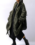 【RUNDHOLZ】 UNISEX DESIGN POCKET BLOUSON COAT 260 1208_OLIVE CLOUD
